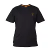 Fox Collection T-Shirt Černo-Oranžové Tričko 2XL