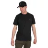 Fox Collection T-Shirt Černo-Oranžové Tričko 2XL
