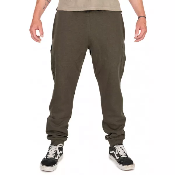 Fox Collection Joggers Zeleno-černé tepláky M