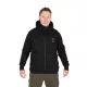 Fox Collection Black-Orange Sherpa Hoody Mikina s kapucí S