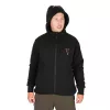 Fox Collection Black-Orange Sherpa Hoody Mikina s kapucí 3XL