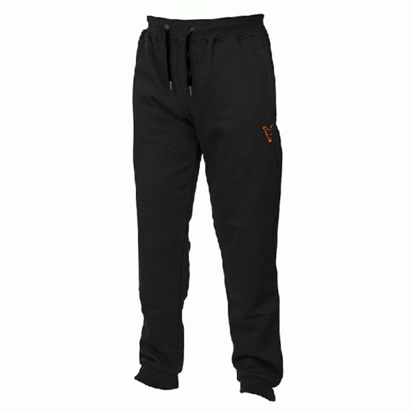 Fox Collection Sherpa Joggers Black-Orange Tepláky S