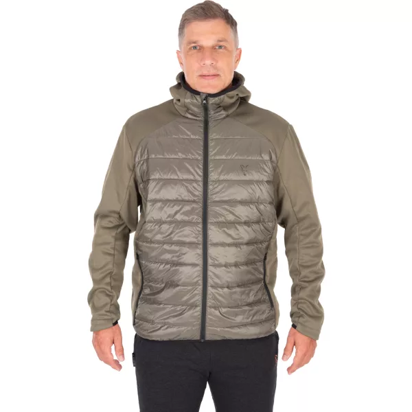 Fox Collection Hybrid Jacket Zelená-Černá Bunda 2XL