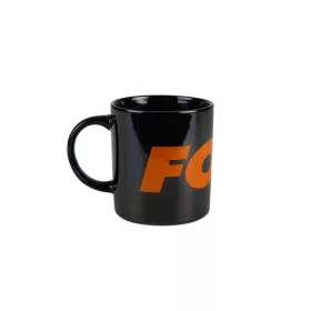 Fox Černá-Oranžová Logo Ceramic Mug 350ml Hrneček