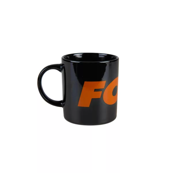 Fox Černá-Oranžová Logo Ceramic Mug 350ml Hrneček