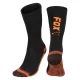 Fox Collection Thermolite Dlouhé ponožky Black-Orange Ponožky 44-47