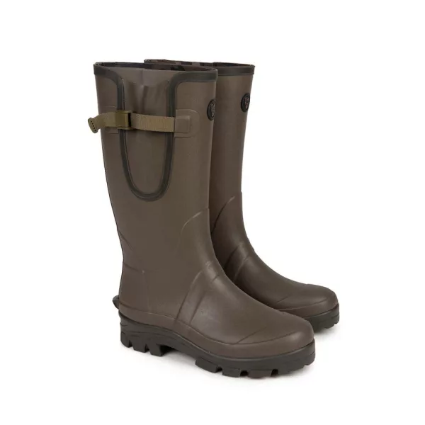 Fox Neoprene Lined Camo/Khaki Rubber holínky UK12/EU46