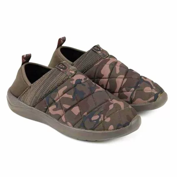 Fox Camo Khaki Bivvy Slipper Polstrované Pantofle 9/43