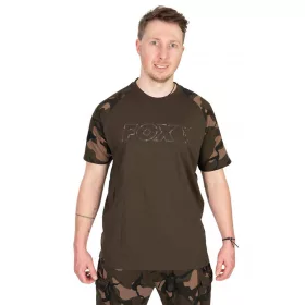 Fox Outline Tričko Khaki Camo Tričko L