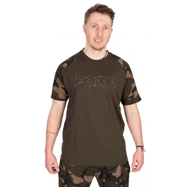 Fox Outline Tričko Khaki Camo Tričko 2XL
