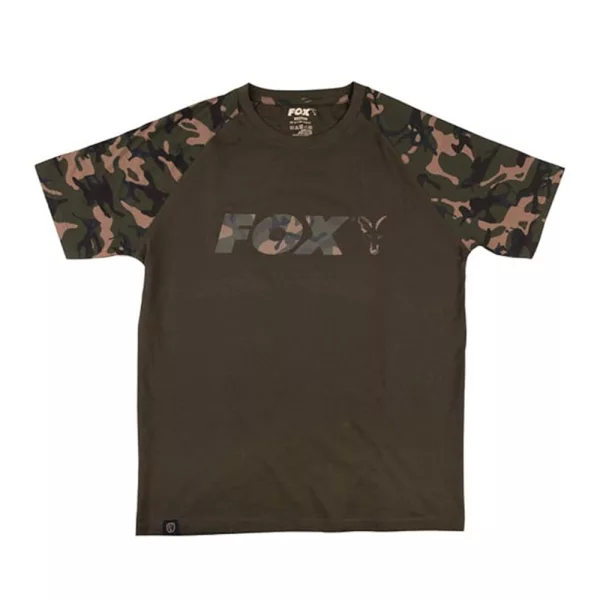 Fox Outline Tričko Khaki Camo Tričko 3XL