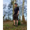 Fox Logo T-shirt Černé Camo Tričko XL