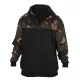 Fox LW Černá-Camo Split Zip Hoody Mikina na zip s kapucí 3XL