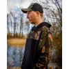 Fox LW Černá-Camo Split Zip Hoody Mikina na zip s kapucí 3XL