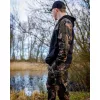 Fox LW Černá-Camo Split Zip Hoody Mikina na zip s kapucí 3XL