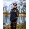 Fox LW Černá-Camo Split Zip Hoody Mikina na zip s kapucí 3XL