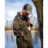 Fox LW Khaki-Camo Split Zip Hoody Mikina na zip s kapucí 3XL