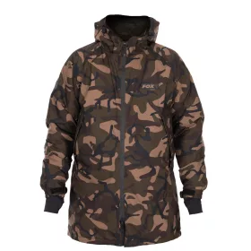 Fox Camo Sherpa Tec 3/4 Jacket LTD Thermo Bunda 2XL