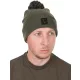 Fox Collection Bobble Hat Zeleno-černá Čepice s bambulí