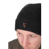 Fox Collection Beanie Černo-oranžová Čepice