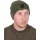 Fox Collection Beanie Zeleno-černá čepice