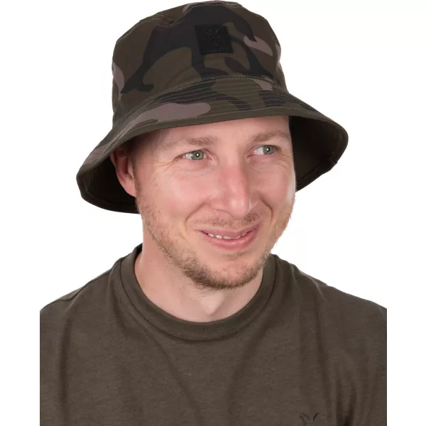 Fox Reversibe Bucket Hat Khaki klobouk