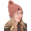 Fox Womens Knitted Bobble Dámská čepice s bambulí