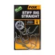 Fox EDGES™ Stiff Rig Straight - Size 4 Háček