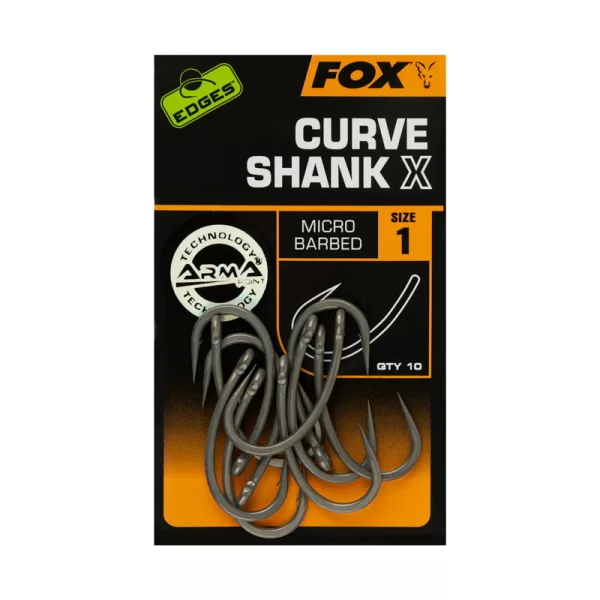 Fox EDGES™ Curve Shank X Velikost 2 Háček