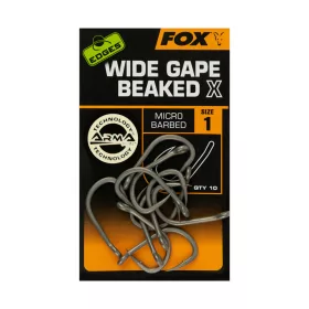 Fox EDGES™ Wide Gape Beaked X Velikost 4 Háček