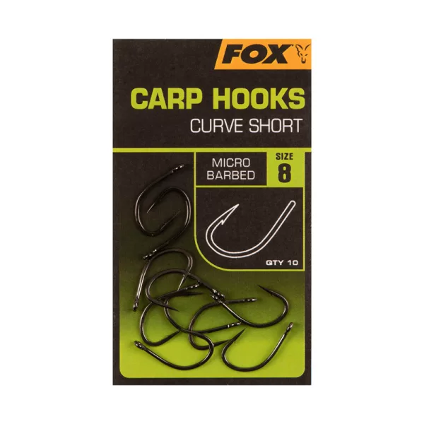 Fox Curve Shank Short - velikost 6 Háček