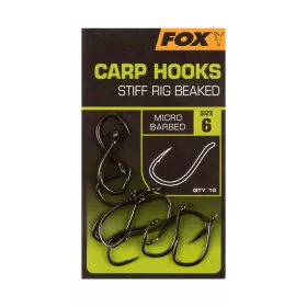Fox Stiff Rig Beaked - velikost 6 Háček