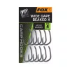 Fox Wide Gape Beaked X 2 Očko, protihrot Kaprový háček 10ks