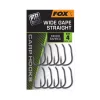 Fox Wide Gape Straight 8 Očkový, Ostnatý Kaprový Háček 10ks