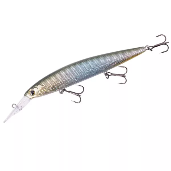 Major Craft Ceana Jerkbait 110SPM Middle 11cm 17gr #002 Green Back Silver Plovoucí Wobler