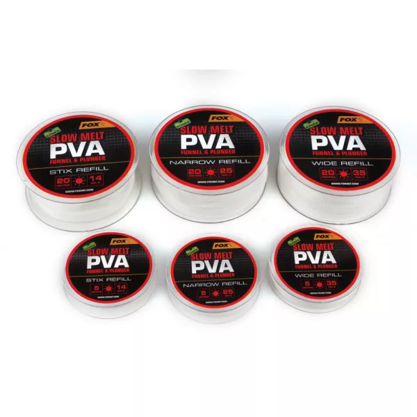 Fox EDGES™ PVA Mesh Refills Slow Melt Refills 14mm Stix - 20m PVA síťka
