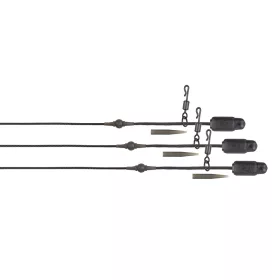   Fox Edges Naturals Heli-Clip Rigs 50lb Leadcore Heli-Clip Koncová montáž 3ks
