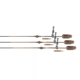   Fox Edges Camo Heli-Clip Rigs 50lb Leadcore Heli-Clip Koncovka 3ks