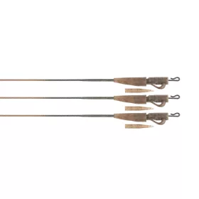 Fox Edges Camo 50lb Leadcore Lead Clip Leaders 75cm 3ks