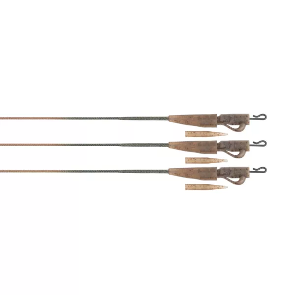 Fox Edges Camo 50lb Leadcore Lead Clip Leaders 75cm 3ks