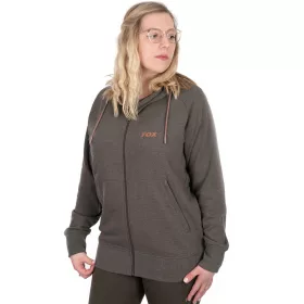  Fox WC Zipped Hoodie na zip Zeleno-fialová Dámská mikina s kapucí XL