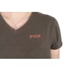 Fox WC V Neck T-Shirt Zelená-Slézová Dámské Póló XL