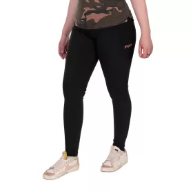 Fox Womens Black Lined Leggings Spodní kalhoty L