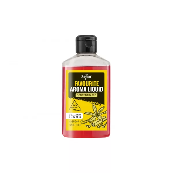 Carp Zoom Favourite Sladké Kořeněné Tekuté Aroma 200ml