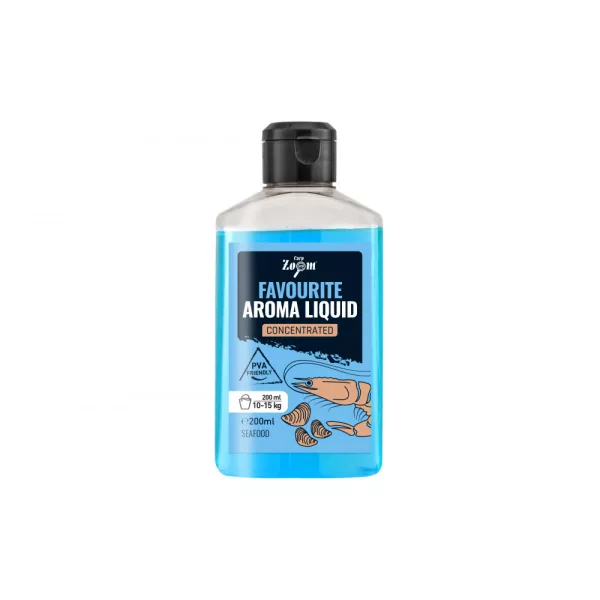 Carp Zoom Favourite Mořské plody Tekutá příchuť 200ml