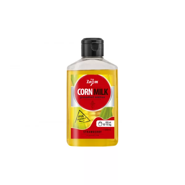 Carp Zoom Corn Milk Jahoda Extra Tekutá Přísada 200ml
