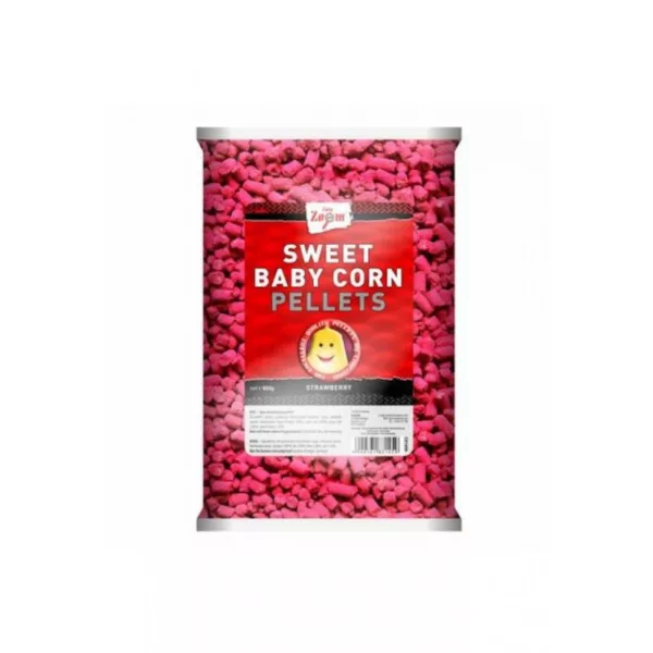 Carp Zoom CZ Pelety Baby Corn, jahoda, 800 g