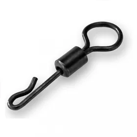   Carp Zoom CZ Boilies rychlospojka s velkým kroužkem, #4, matně černá