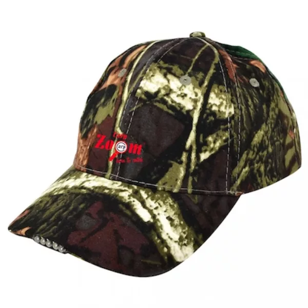 Carp Zoom CZ 5 LED čepice s maskáčovým vzorem