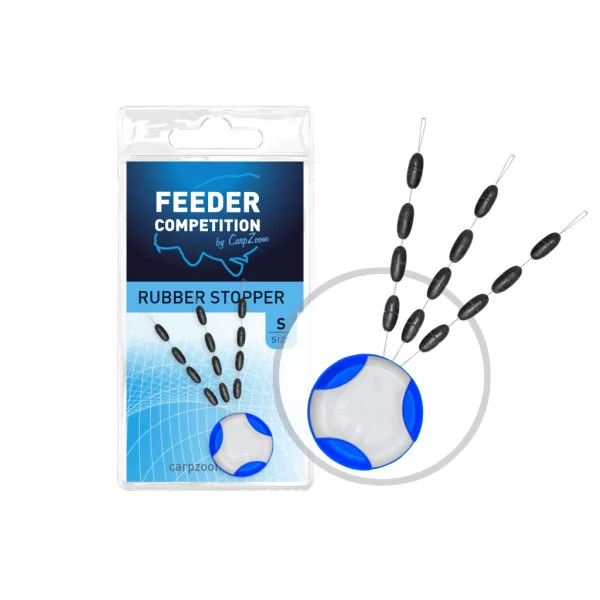 Feeder Competition L Gumová zarážka 12ks
